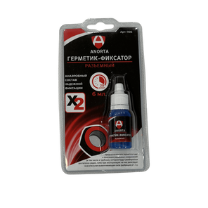 Фиксатор резьбы 6мл разъемный синий герметик